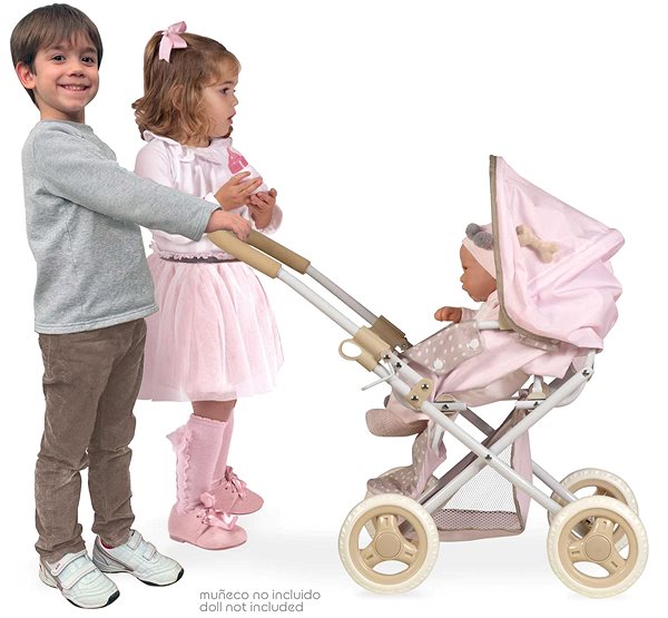 Kočík pre bábiky Decuevas 85143 skladací kočík pre bábiky 3 v 1 s prenosnou taškou Didi 2021 – 53 cm Lifestyle