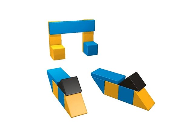 Building Set AINSTEIN Harbour World, Magnetic Kit Lateral view