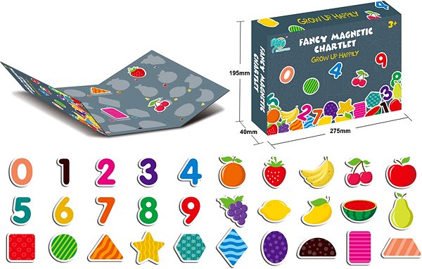 Puzzle Mágneses puzzle könyv - gyümölcsök és zöldségek ...