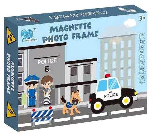 Puzzle Magnetické puzzle knižka – policajt ...
