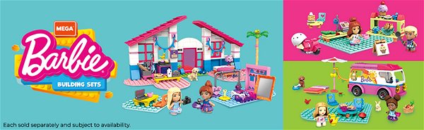Building Set Mega Construx Barbie Dream House Dreamhouse ...