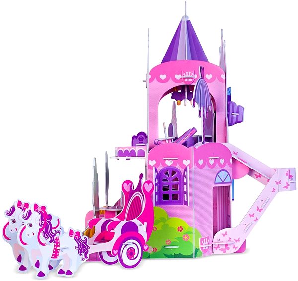 3D Puzzle Fiesta Crafts - 3D Puzzle - Castle for a Princess Screen