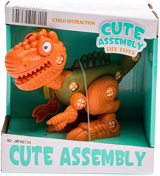 Figur Interaktives Spielzeug - Dinosaurier zum Schrauben - 17 cm x 16,5 cm x 11 cm Verpackung/Box