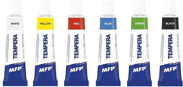 Temperfarben MFP Set, 6 Stück, 12 ml ...
