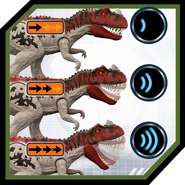 Figure Jurassic World Deafening Attack Features/technology