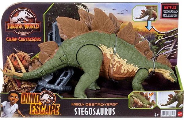 Figúrka Jurassic World obrovský dinosaurus Stegosaurus Obal/škatuľka