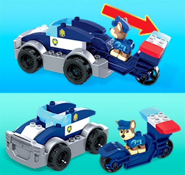 Figure Paw Patrol Chase's Police Car Features/technology