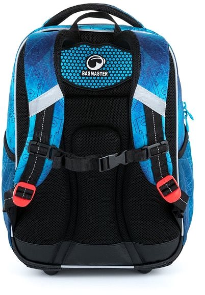 School Backpack Boys School Backpack Bagmaster Mark 21 A Blue Back page