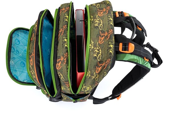 School Backpack School Backpack for First Graders Bagmaster Alfa 21 C Green/Black ...