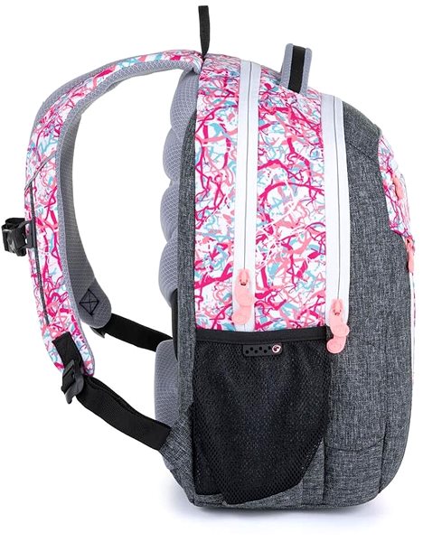 School Backpack School Backpack Bagmaster BOSTON 21 A Blue/Pink/White ...