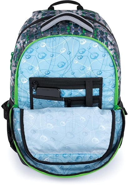 School Backpack School Backpack Bagmaster BOSTON 21 B Green/Grey ...