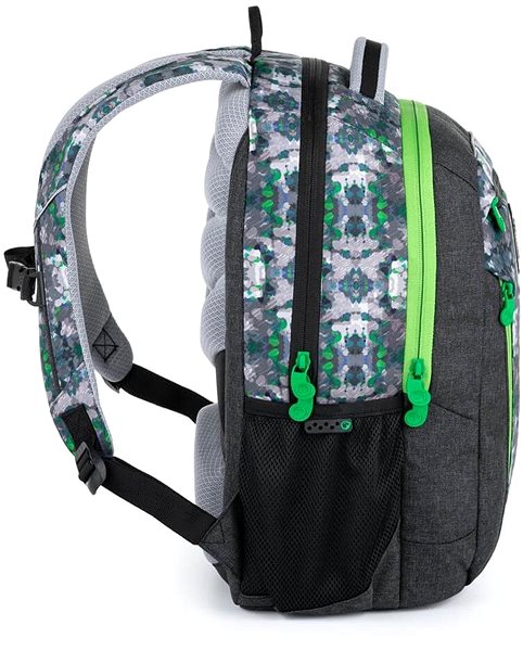 School Backpack School Backpack Bagmaster BOSTON 21 B Green/Grey ...