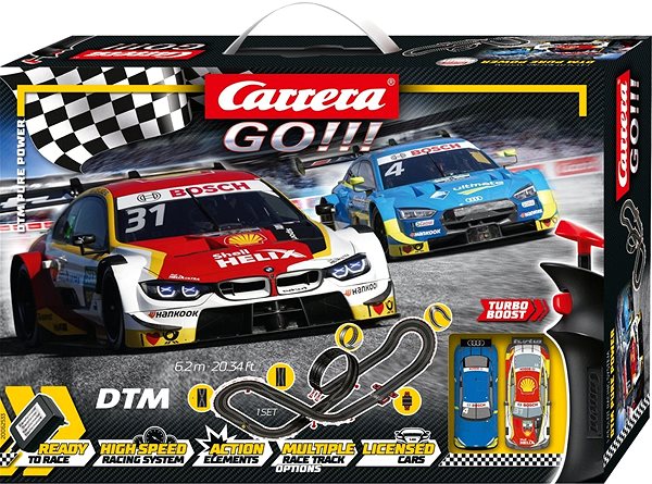 Slot Car Track Carrera GO 62533 DTM Pure Power Packaging/box
