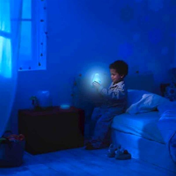 Éjszakai fény Pabobo Lumilove Barbapapa Blue lámpa Lifestyle