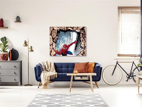 Maľovanie podľa čísel Maľovanie podľa čísel - Spiderman 3 D, 50 x 40 cm, napnuté plátno na ráme ...
