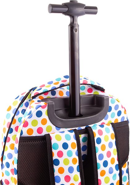 School Backpack Imaginarium - School Backpack with Wheels Polka Dots Features/technology