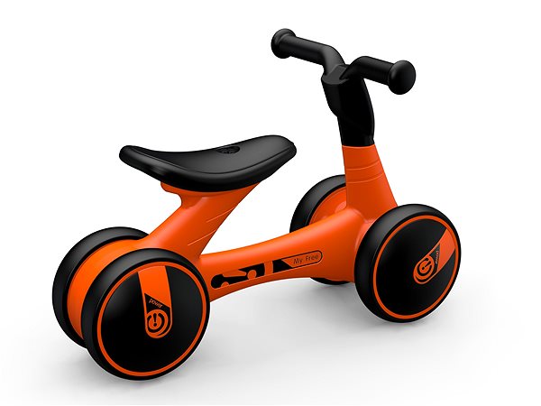 Laufrad Luddy Mini Balance Bike orange Seitlicher Anblick