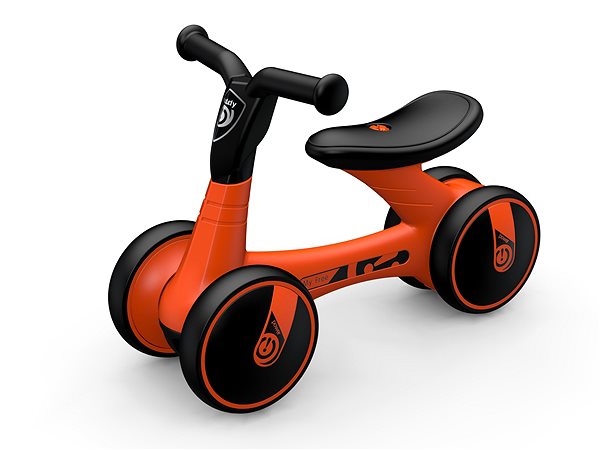 Laufrad Luddy Mini Balance Bike orange Seitlicher Anblick