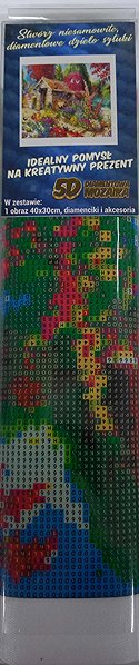 Diamantové malování NORIMPEX Chatka v zahradě 30 × 40 cm ...