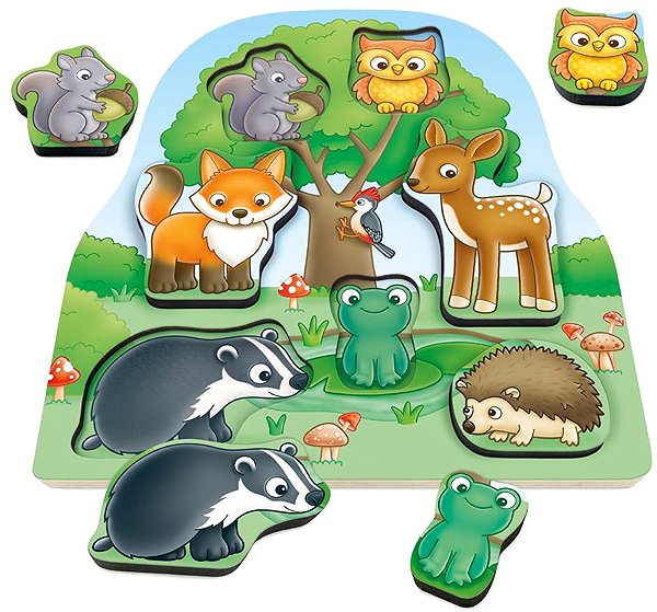 Orchard Toys Woodland Animals shape sorter.