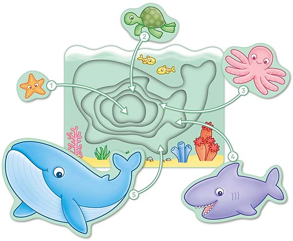 Orchard Toys Under the Sea shape sorter.