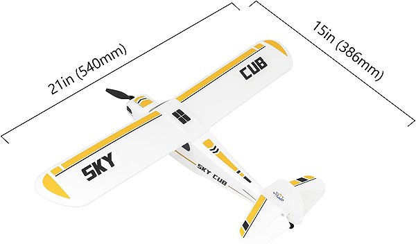 Playstem Sky Cub RC RTF Trainer RC plane.