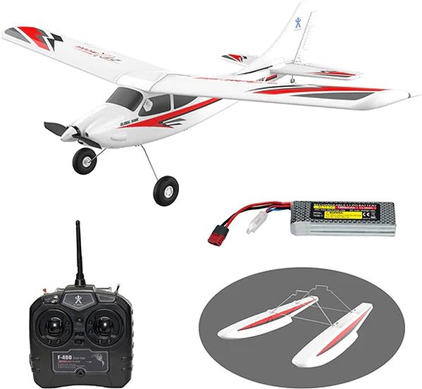 Playstem Global Hawk red plastic model kit.