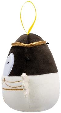Squishmallows Christmas Decoration Angel Penguin Luna Soft Toy.