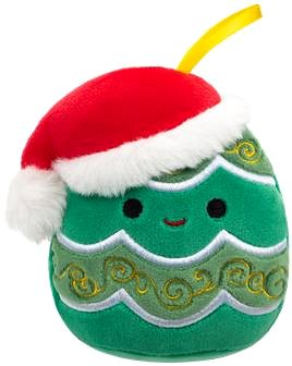 Squishmallows Christmas Ornament Andy the Christmas Tree with Hat Soft Toy.