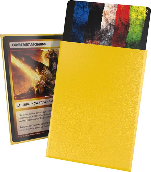 Ultimate Guard - Card Covers - Cortex Sleeves Standard Size Matte Yellow 100 pcs .