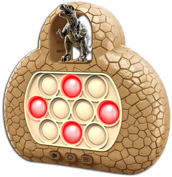Pop it MG Pop It Triceratops interaktivní hračka pro děti, hnědá ...