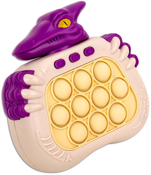 Pop it MG Pop It Dino interaktivní hračka pro děti, fialová ...