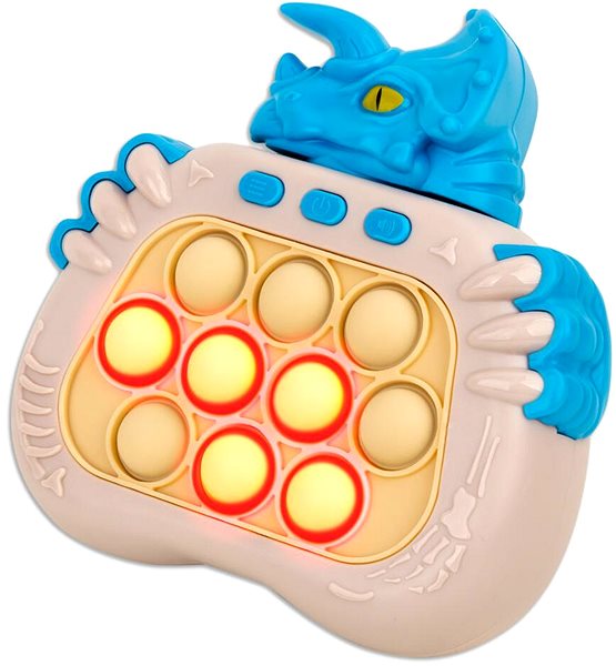 Pop it MG Pop It Dino interaktivní hračka pro děti, modrá ...