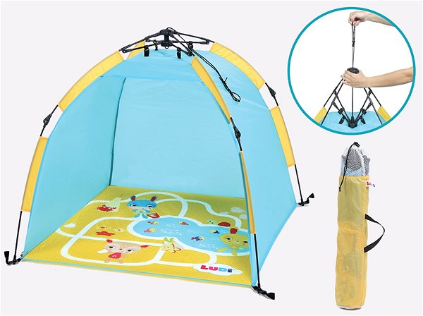 Kinderzelt Ludi Zelt mit Anti-UV-Express Mermale/Technologie