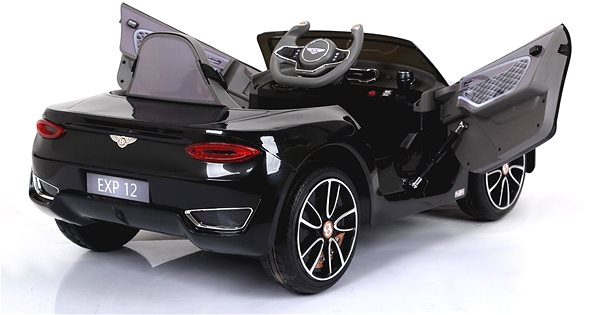Elektrické auto pre deti Bentley EXP 12 Prototyp čierne Bočný pohľad