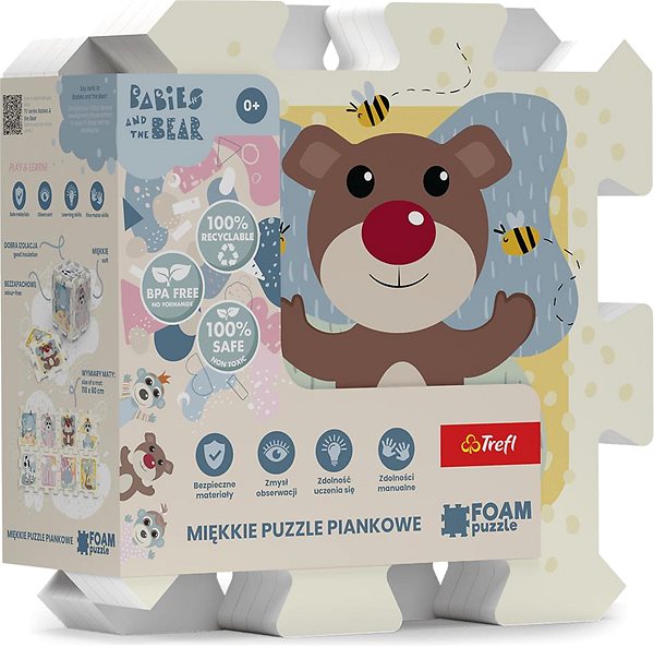 Penové puzzle TREFL Deti a medvedík ...
