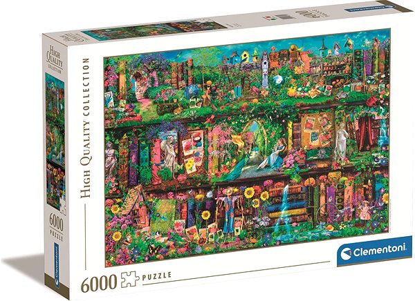 Puzzle CLEMENTONI Záhradná polica 6000 dielikov ...
