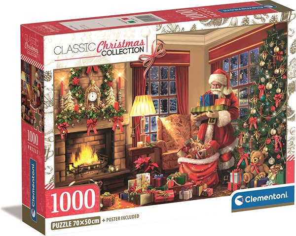 Puzzle CLEMENTONI Santova návšteva 1000 dielikov ...