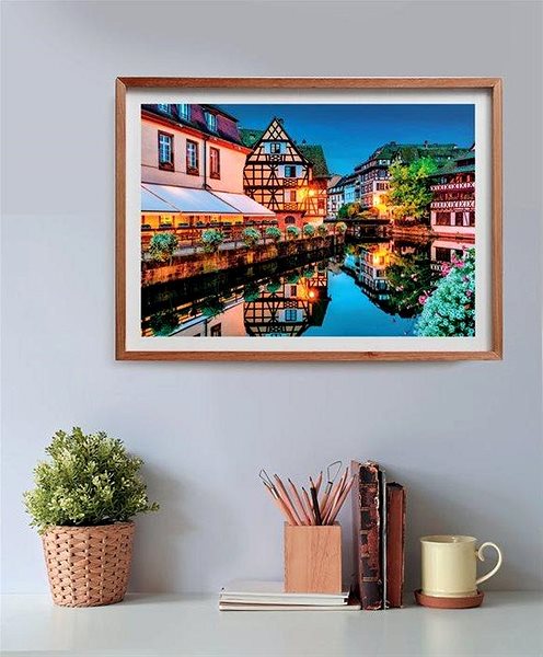 CLEMENTONI Old Town, Strasbourg 500 pieces puzzle.