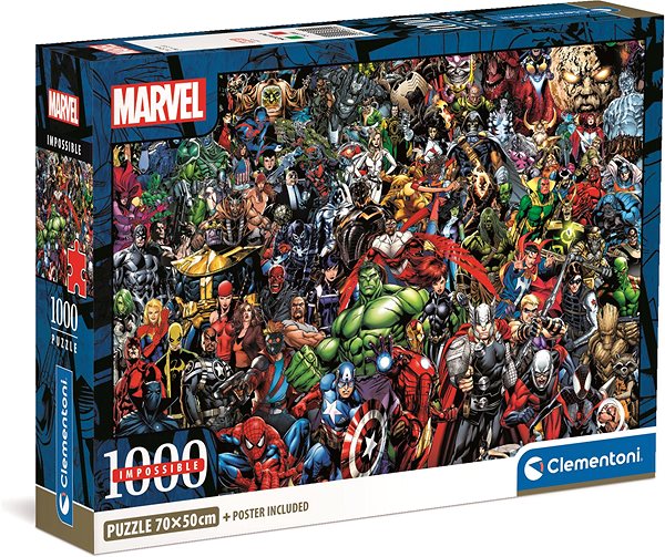 Puzzle CLEMENTONI Impossible: Marvel 1000 dielikov ...