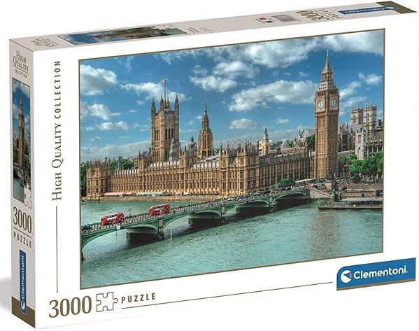 Clementoni Houses of Parliament 3000 pieces puzzle.