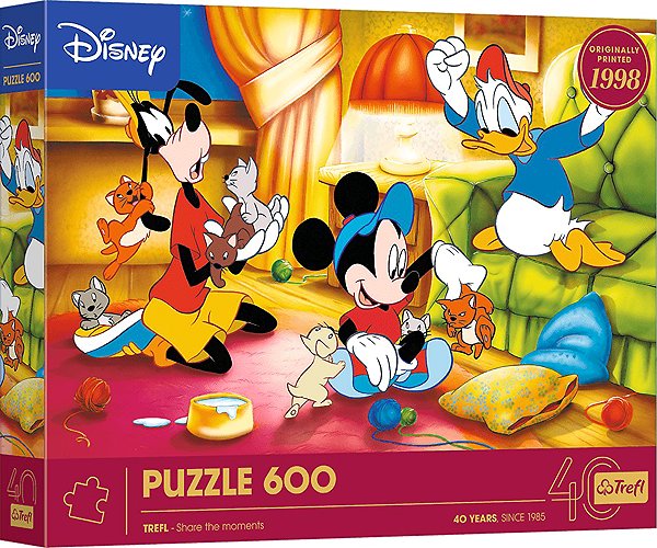Puzzle TREFL Puzzle Disney: Mickey Mouse a priatelia 600 dielikov ...