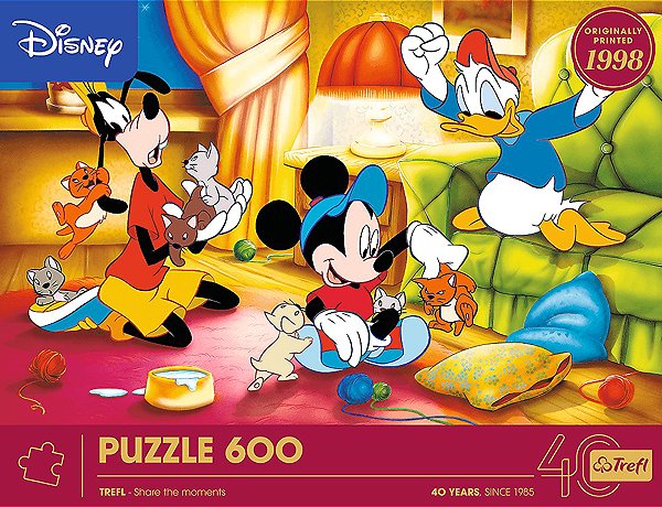 Puzzle TREFL Puzzle Disney: Mickey Mouse a priatelia 600 dielikov ...