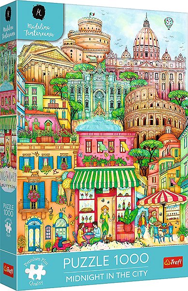 Puzzle Trefl Premium Plus Polnoc v Ríme 1000 dielikov ...