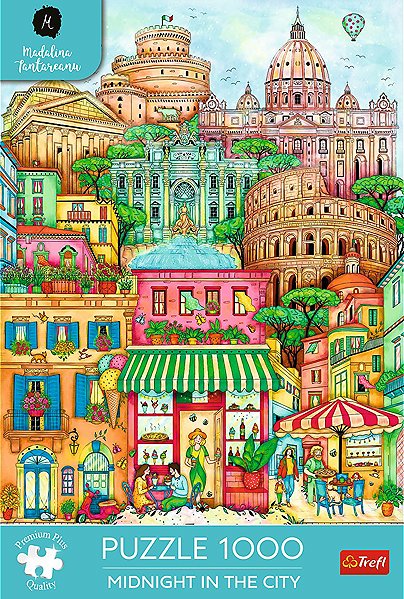 Puzzle Trefl Premium Plus Polnoc v Ríme 1000 dielikov ...