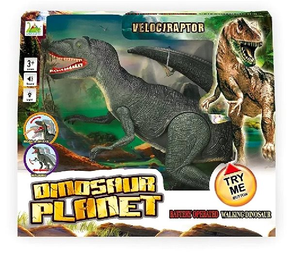 Figures Rappa Walking Dinosaur with Sound and Light Screen