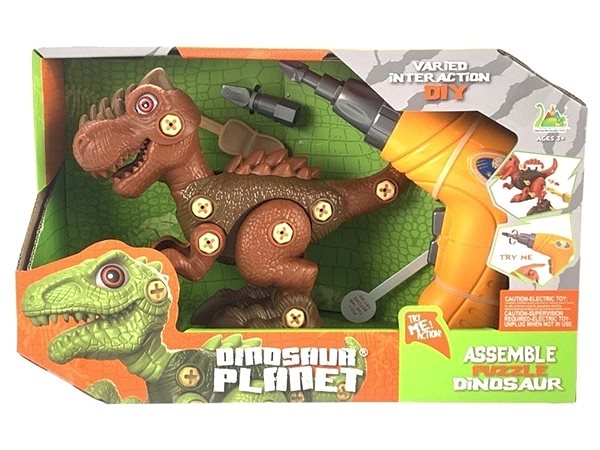Figures Rappa Dinosaur Friction Velociraptor - Battery-operated with Screwdriver Screen
