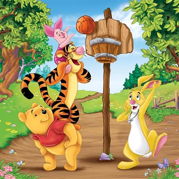 Puzzle Ravensburger Puzzle 051878 Disney: Winnie the Pooh: Sports Day 3x49 Teile ...