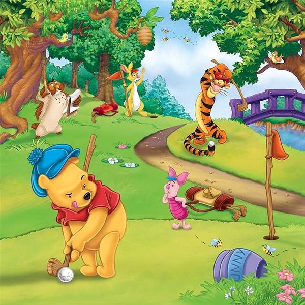 Puzzle Ravensburger Puzzle 051878 Disney: Winnie the Pooh: Sports Day 3x49 Teile ...