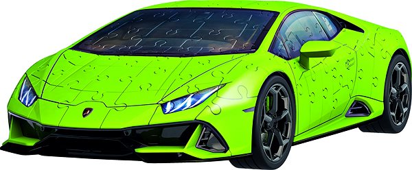 3D puzzle Ravensburger 3D puzzle 112999 Lamborghini Huracán Evo zöld 108 db Képernyő